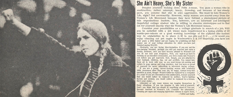 Editorial appearing in Chatham's "The Arrow" in 1970