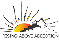 Rising Above Addiction Organization Logo
